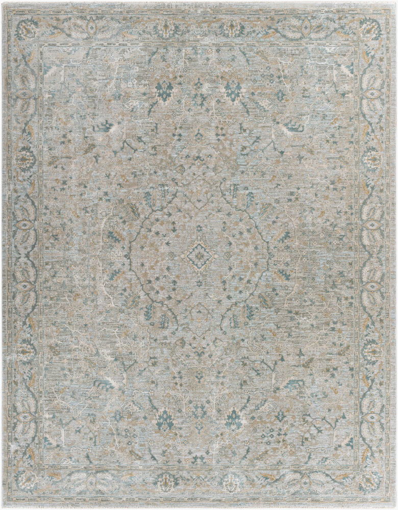 Brunswick Machine Woven Rug, by Surya, 10'2.05" length x 7'10.49" width