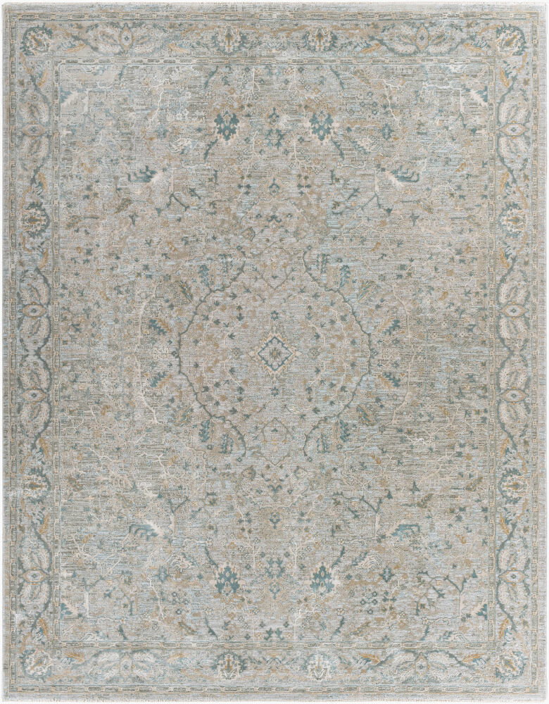 Brunswick Machine Woven Rug, by Surya, 10'2.05" length x 7'10.49" width