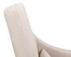 Skirted Arm Chair, by Sarreid, 2'4" length x 2' width x 3'5" height thumbnail 4