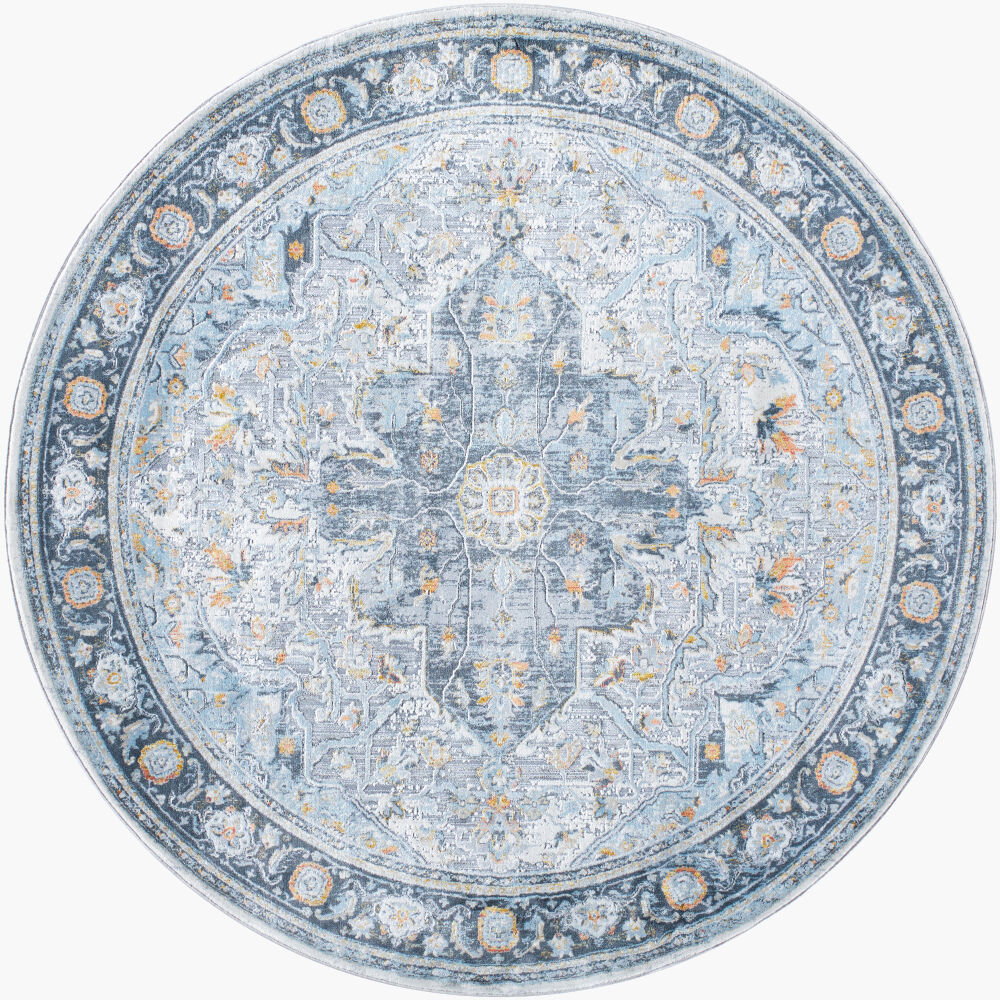 Hassler Machine Woven Rug, by Surya, 6'6.74" length x 6'6.74" width