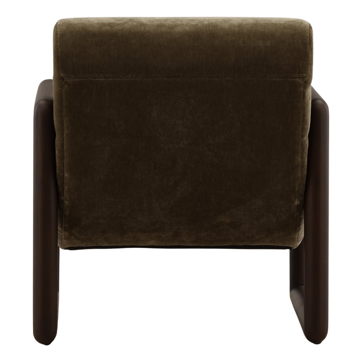 Ademar Occasional Chair Olive, Accent Chair by Dovetail, 28.3" width x 31.5" height x 34.5" depth View 4