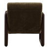 Ademar Occasional Chair Olive, Accent Chair by Dovetail, 28.3" width x 31.5" height x 34.5" depth thumbnail 4