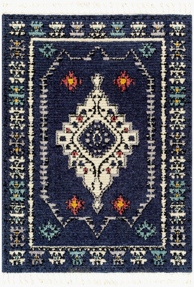 Casablanca Shag Machine Woven Rug, by Surya, 1'3.75" length x 1'3.75" width