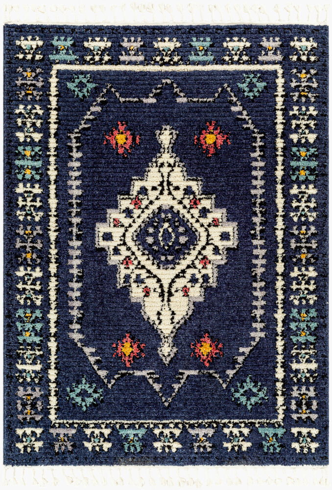 Casablanca Shag Machine Woven Rug, by Surya, 1'3.75" length x 1'3.75" width