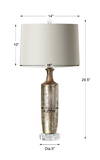 Valdieri Metallic Bronze Lamp, Table Lamp by Uttermost, 14" width x 29.5" height x 15" depth thumbnail 3