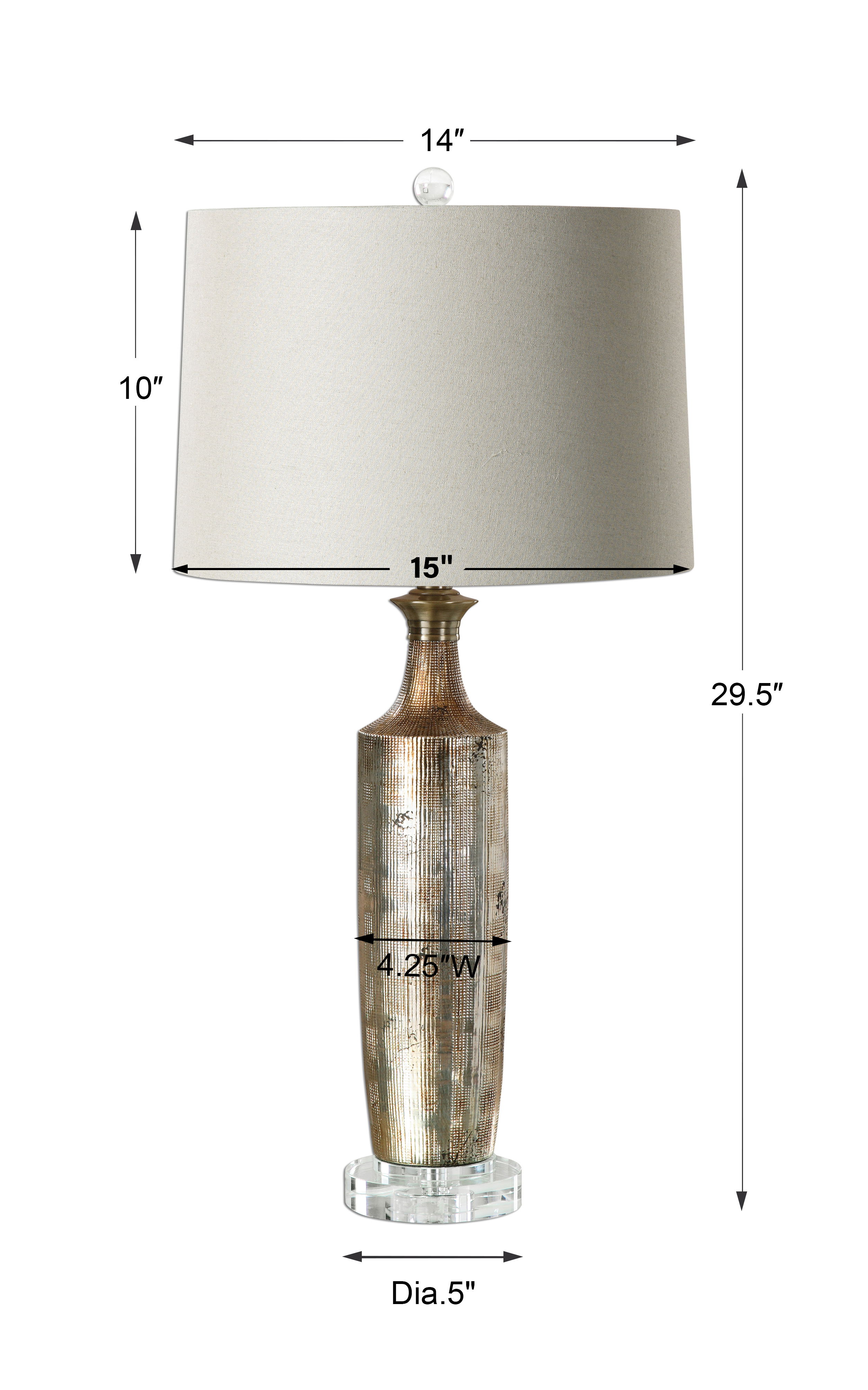 Valdieri Metallic Bronze Lamp large image 