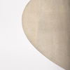 Maxwell 32' Round Light Wood Tabletop & Base with Gold Metal Accent Pedestal Bistro Table thumbnail 2