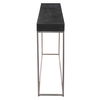 Jase Black Concrete Console Table, Furniture by Uttermost, 54" width x 31.25" height x 11" depth thumbnail 5