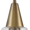 Eichler Antique Brass 1 Light Mini Pendant thumbnail 6