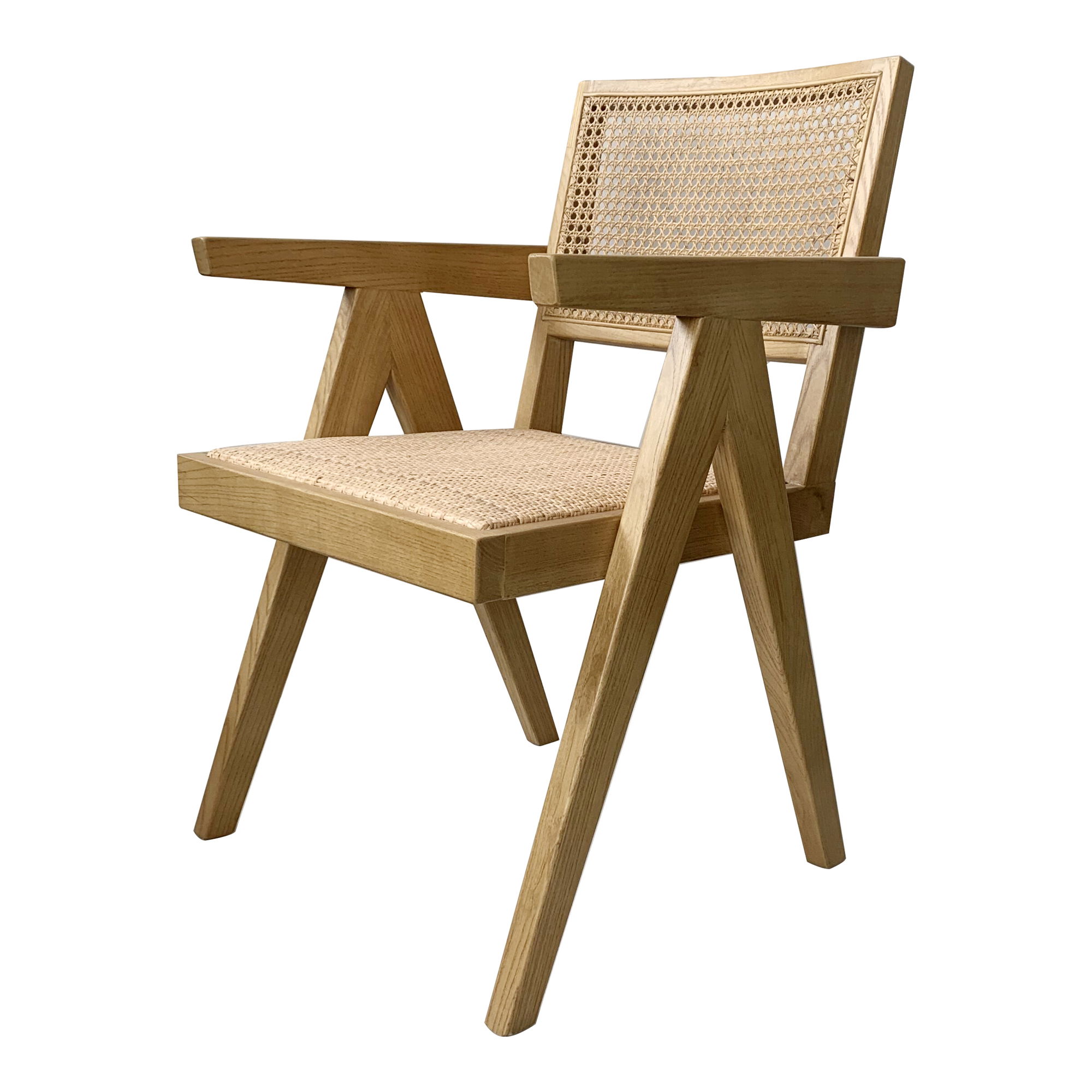 Takashi Chair Natural - Set Of Two, Dining Chair by Moe's Home, 20.1" width x 33" height x 20" depth View 4