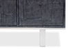 *Bronzini Credenza, Embossed Blue/Grey, Cabinets & Sideboard by Sarreid, 94" length x 20" width x 34" height thumbnail 5