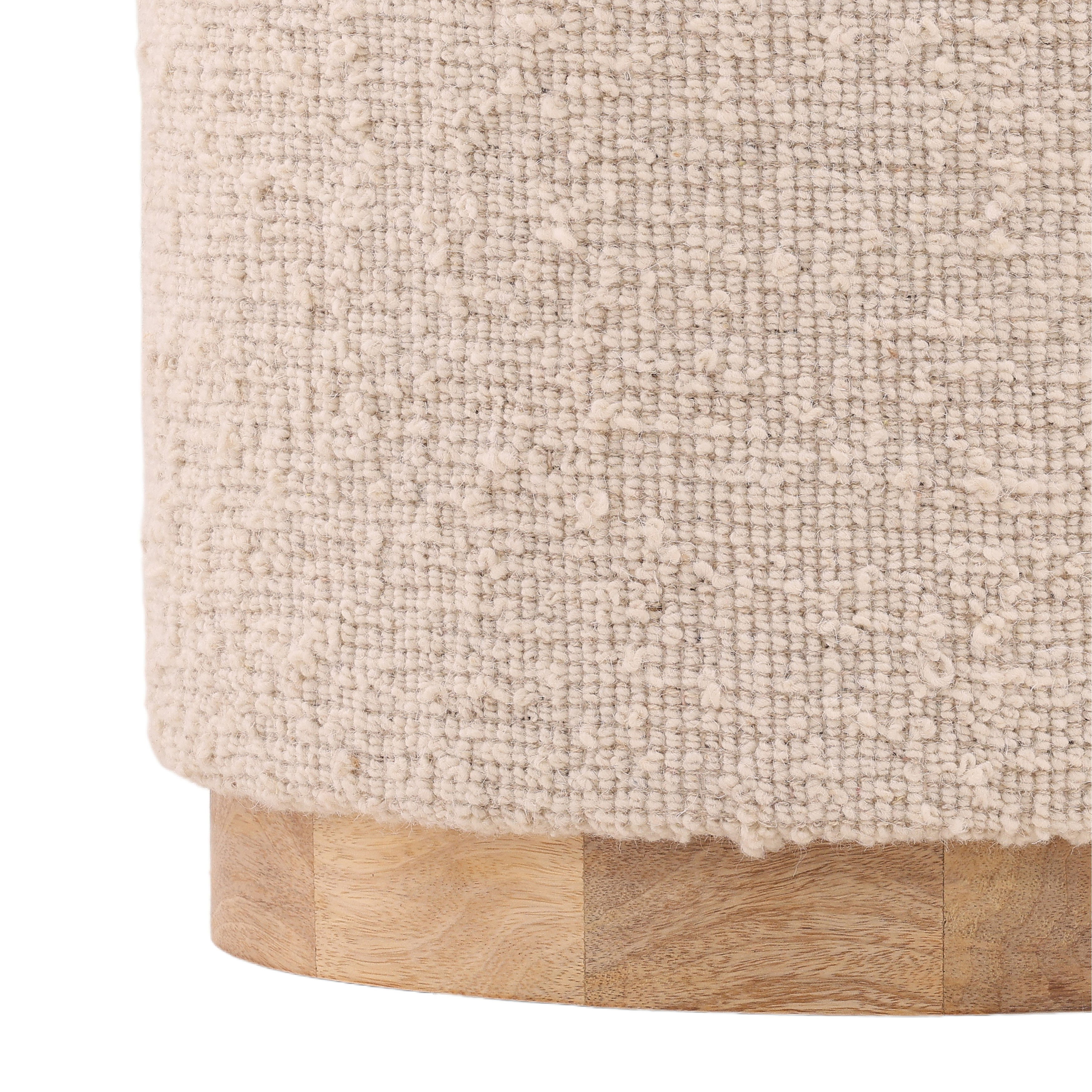 Gema Stool Ivory large image 