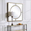Stanford Gold Square Mirror, by Uttermost, 48" width x 48" height x 1.75" depth thumbnail 4