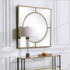 Stanford Gold Square Mirror thumbnail 3