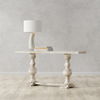 Stacy Double Pedestal Console, Console Table by Sarreid, 61" length x 15" width x 30" height thumbnail 13