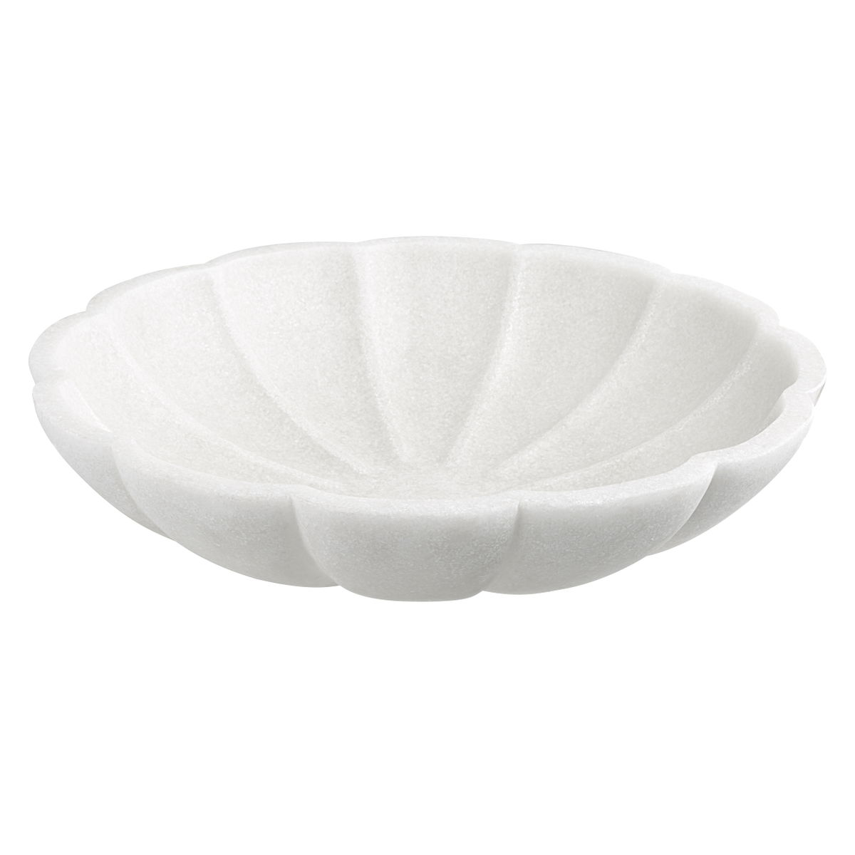 Petal Ivory Ricestone Bowl, Decorative Tray by Uttermost, 16.75" width x 4" height x 16.75" depth View 1