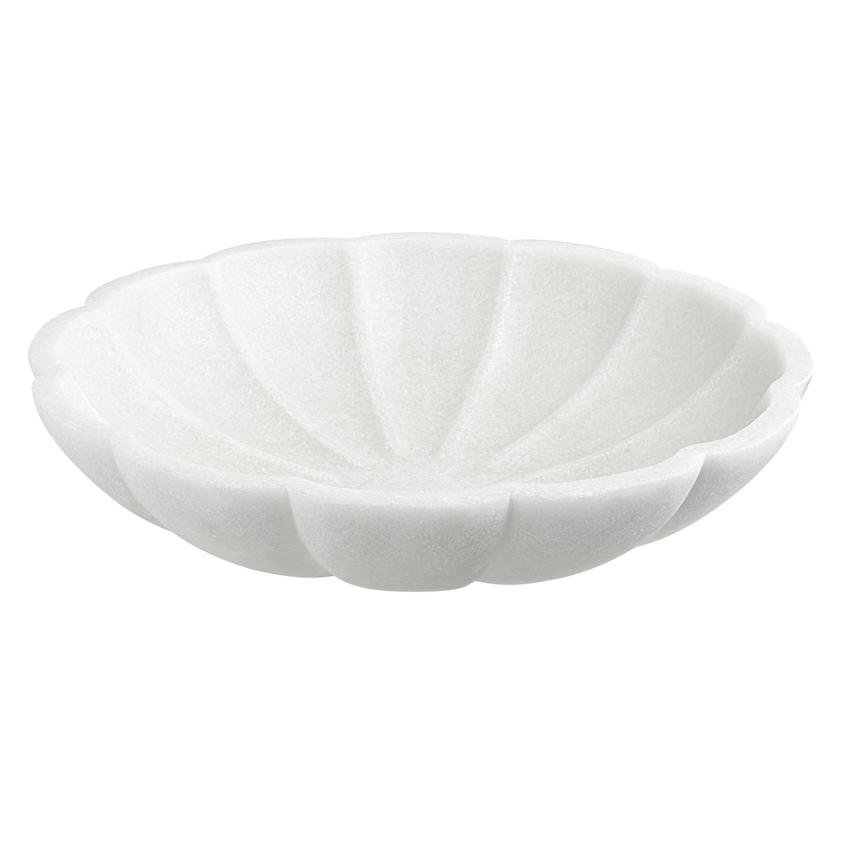 Petal Ivory Ricestone Bowl, Decorative Tray by Uttermost, 16.75" width x 4" height x 16.75" depth View 1