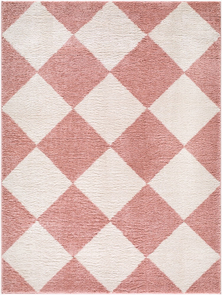 Fossay Shag Machine Woven Rug, by Surya, 6'11.86" length x 5'2.99" width