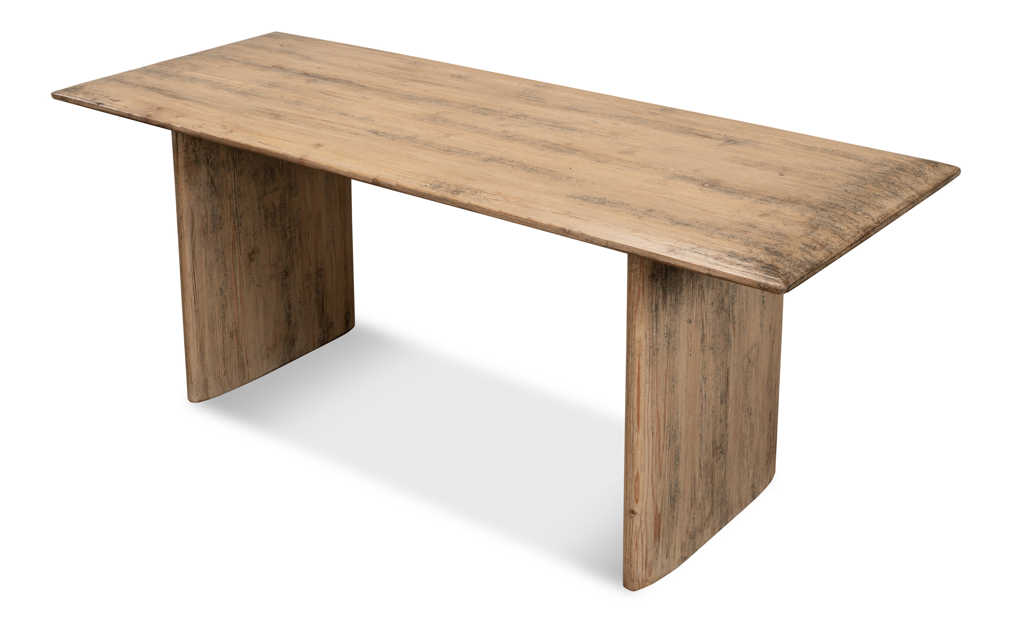 Andre Dining Table, Natural, by Sarreid, 79" length x 31" width x 31" height View 10