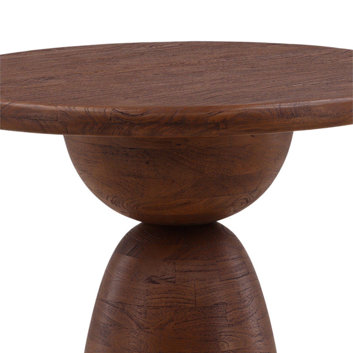 Amberlyn Bistro Table Brown, Dining Table by Dovetail, 36" width x 30" height x 36" depth View 3