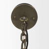 Dawson I 13x13.5 Silver Toned Metal Dome Pendant Light, by Mercana, 13" length x 13" width x 13.5" height thumbnail 4