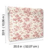 Anemone Toile French Red Wallpaper thumbnail 7
