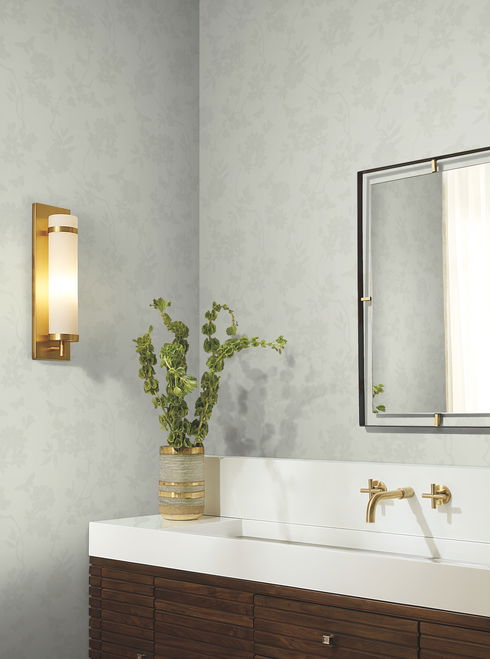 Flutter Vine Light Neutral Wallpaper