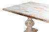 *Lionisio Trestle Table,Disrupted White, Dining Table by Sarreid, 84" length x 41" width x 30" height thumbnail 8