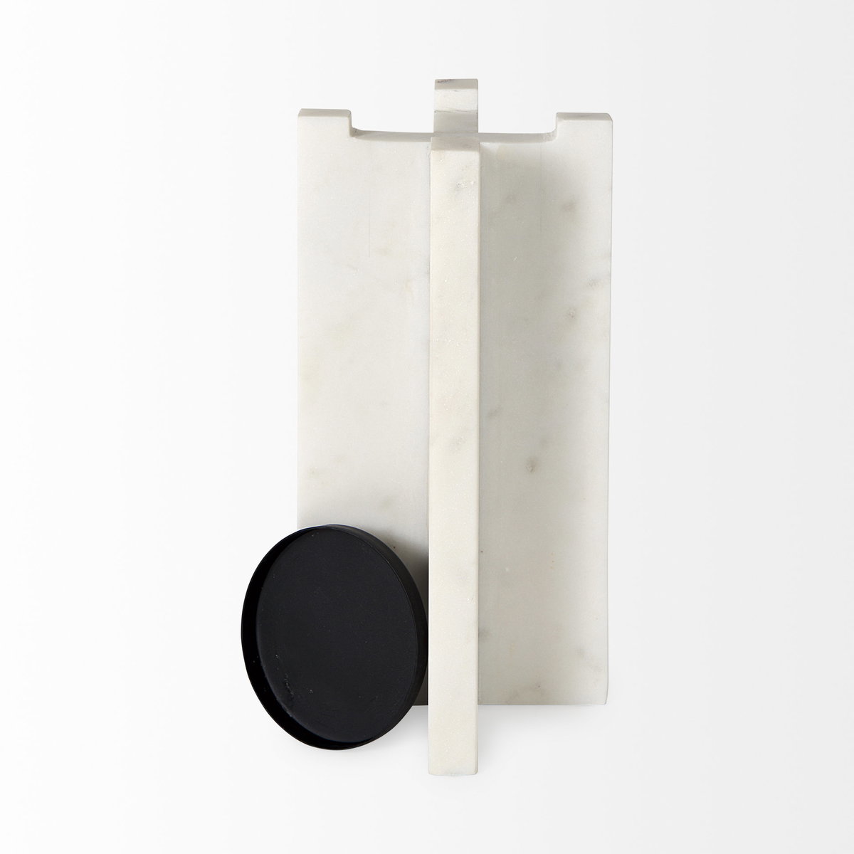 Sophia 5.5'L x 3.5'W x 10.5'H Marble Candle Holder Large, Candles & Candle Holder by Mercana, 5.5" length x 3.5" width x 10.5" height View 7