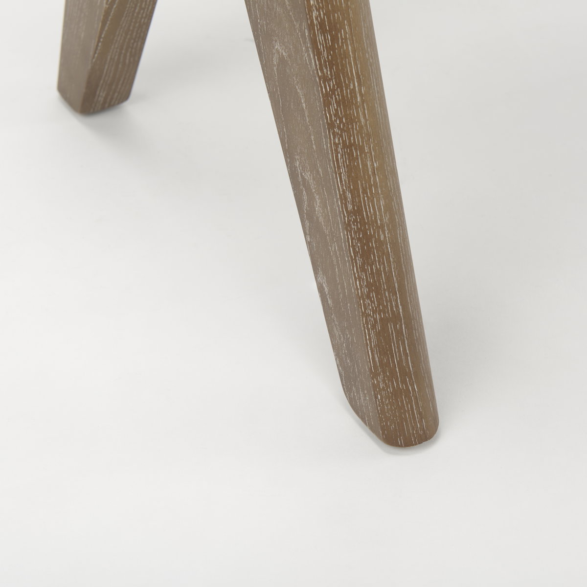 Arvin  Medium Brown Wooden Stool, Benche by Mercana, 21.65" length x 17.72" width x 18.11" height View 11