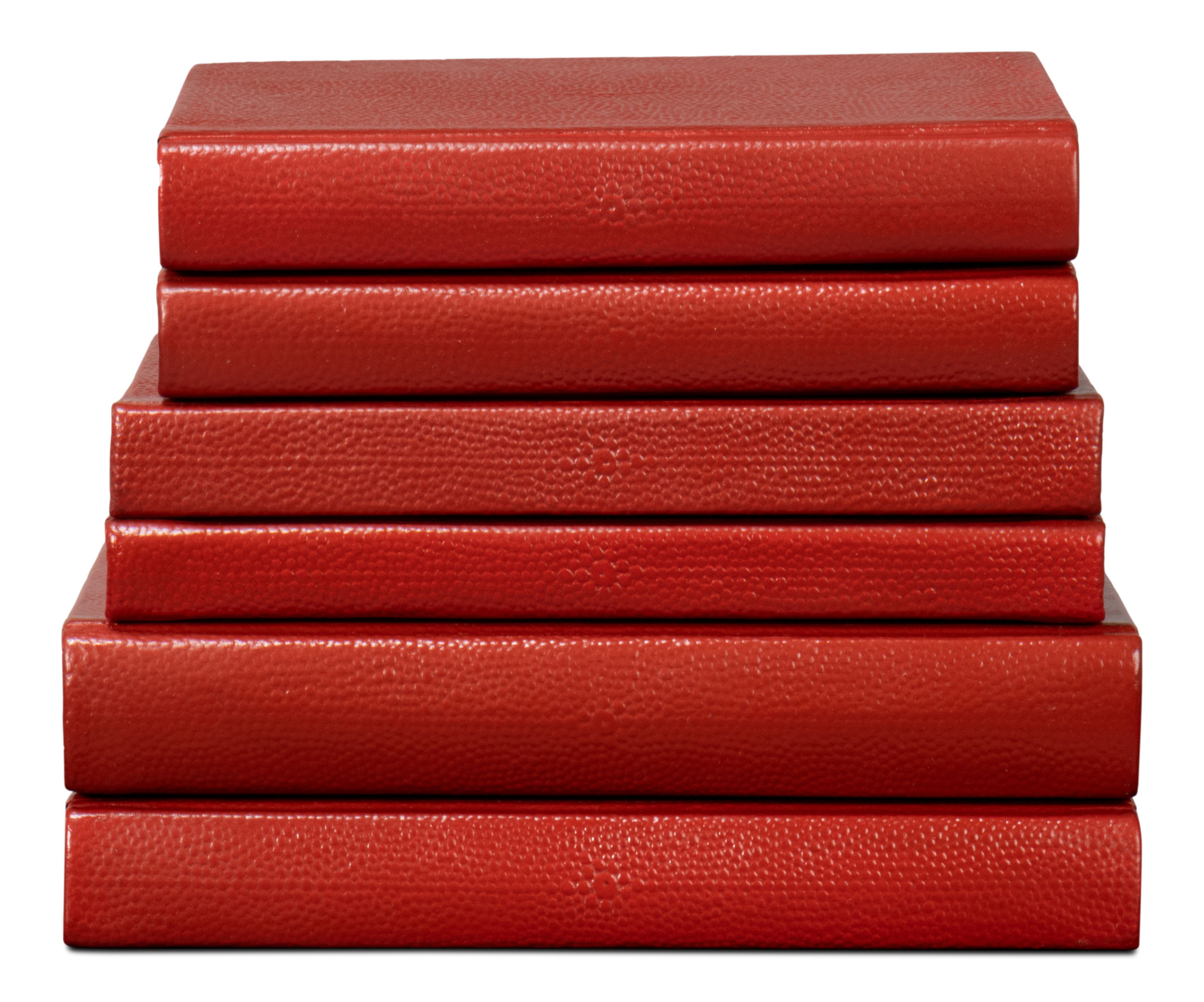 Shagreen Books, Set Of 12, Rooibos Tea, Decor by Sarreid, 45848" length x 1" width x 45784" height View 3