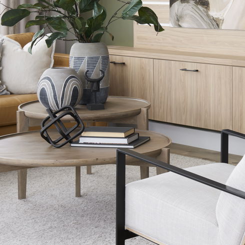 Caleb 4L x 5W Black Metal Tribal Figurine