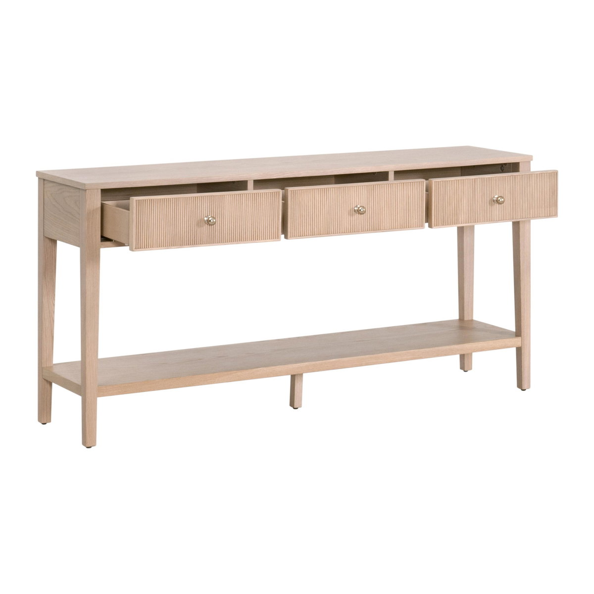 Highland 3-Drawer Console Table, by Essentials for Living, 60" width x 29.5" height x 14.5" depth View 4