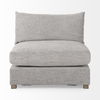 Valence  Medium Gray Armless Sectional Piece, Sectional Sofa by Mercana, 38.19" length x 38.58" width x 28.35" height thumbnail 6