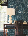 Aspen Dark Blue Wallpaper, by York Wall, 27' length x 2'3" width x 0.02" depth thumbnail 2