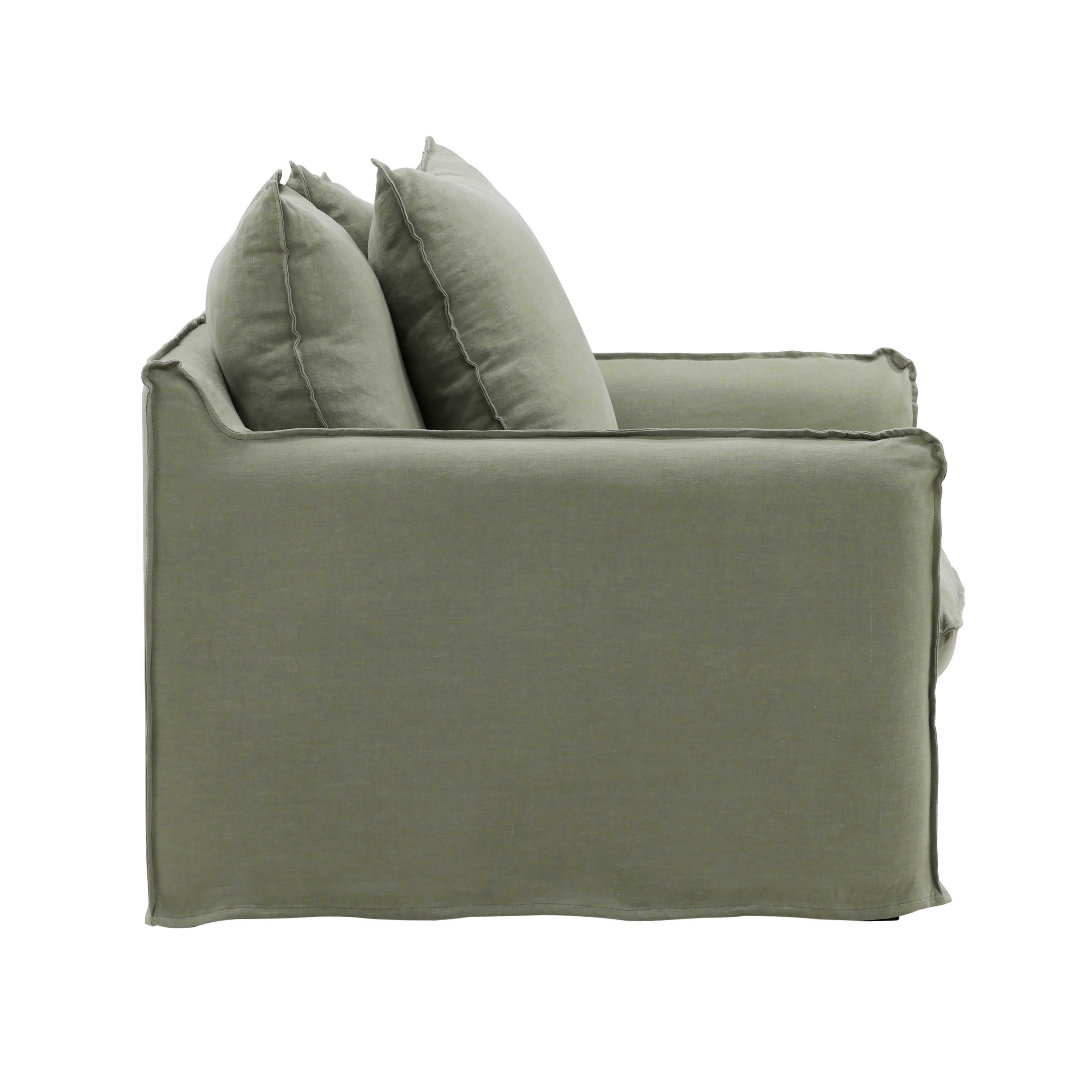 Vivian Sofa Chair Frame, Sofas & Sectional by Dovetail, 51" width x 28" height x 40.5" depth View 3