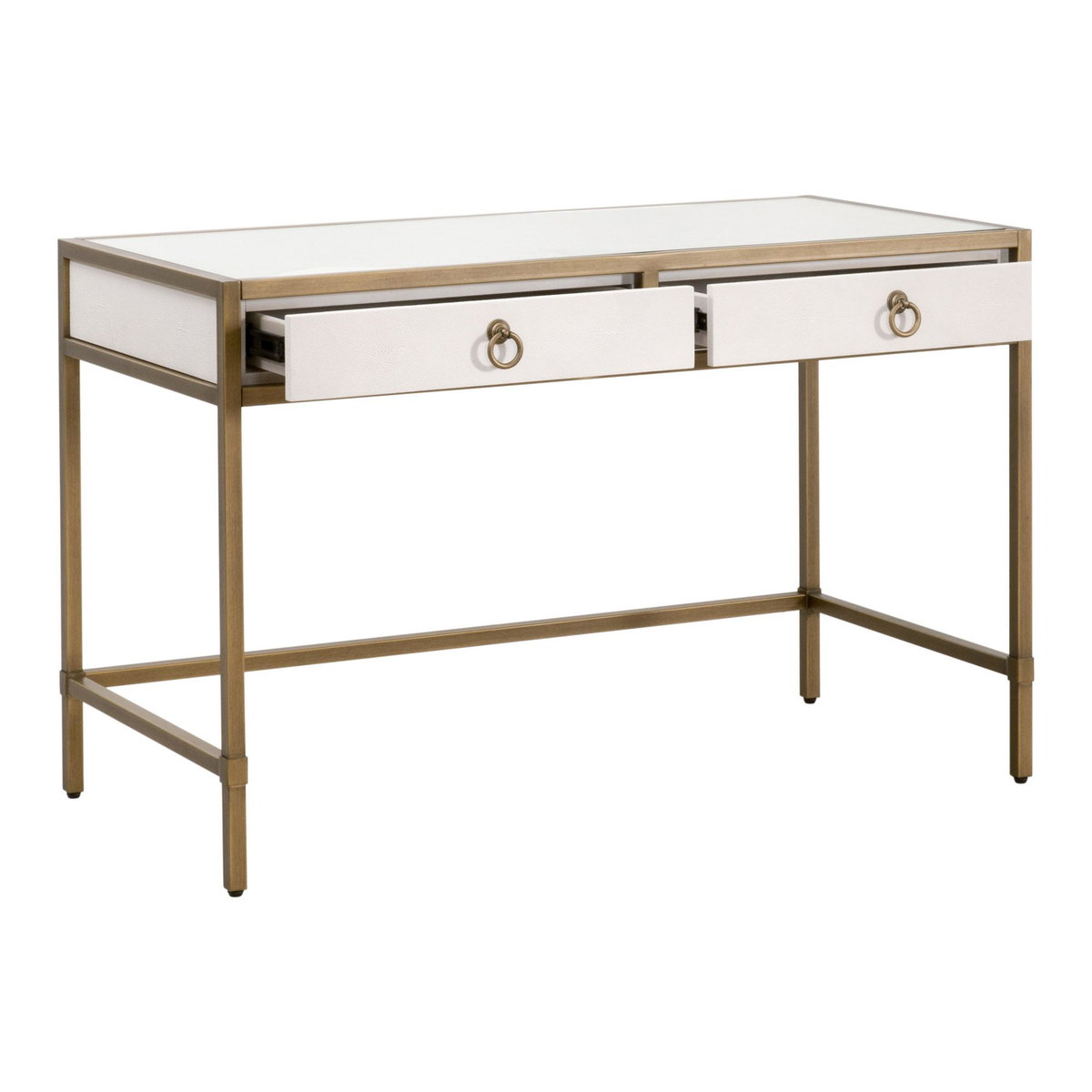 Strand Shagreen Desk, by Essentials for Living, 49" width x 31.5" height x 24" depth View 4