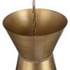 Crocker Brass 1 Light Mini Pendant, Mini Light Pendant by Uttermost, 14.5" width x 23" height x 14.5" diameter x 14.5" depth thumbnail 8
