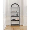 Eero Bookcase Black, Shelving & Bookcase by Moe's Home, 30" width x 80" height x 16" depth thumbnail 4