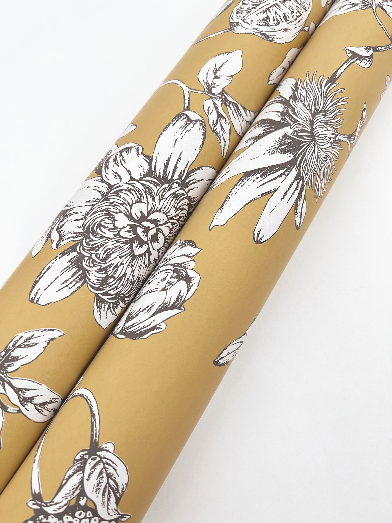 Passion Flower Toile Harvest Wallpaper large image 