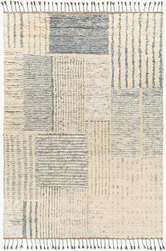 Sahara Handmade Rug, by Surya, 9' length x 6' width