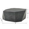 Parra Slate Outdoor Coffee Table, Outdoor Table by Uttermost, 3'2" width x 1'3" height x 2'4" depth thumbnail 3