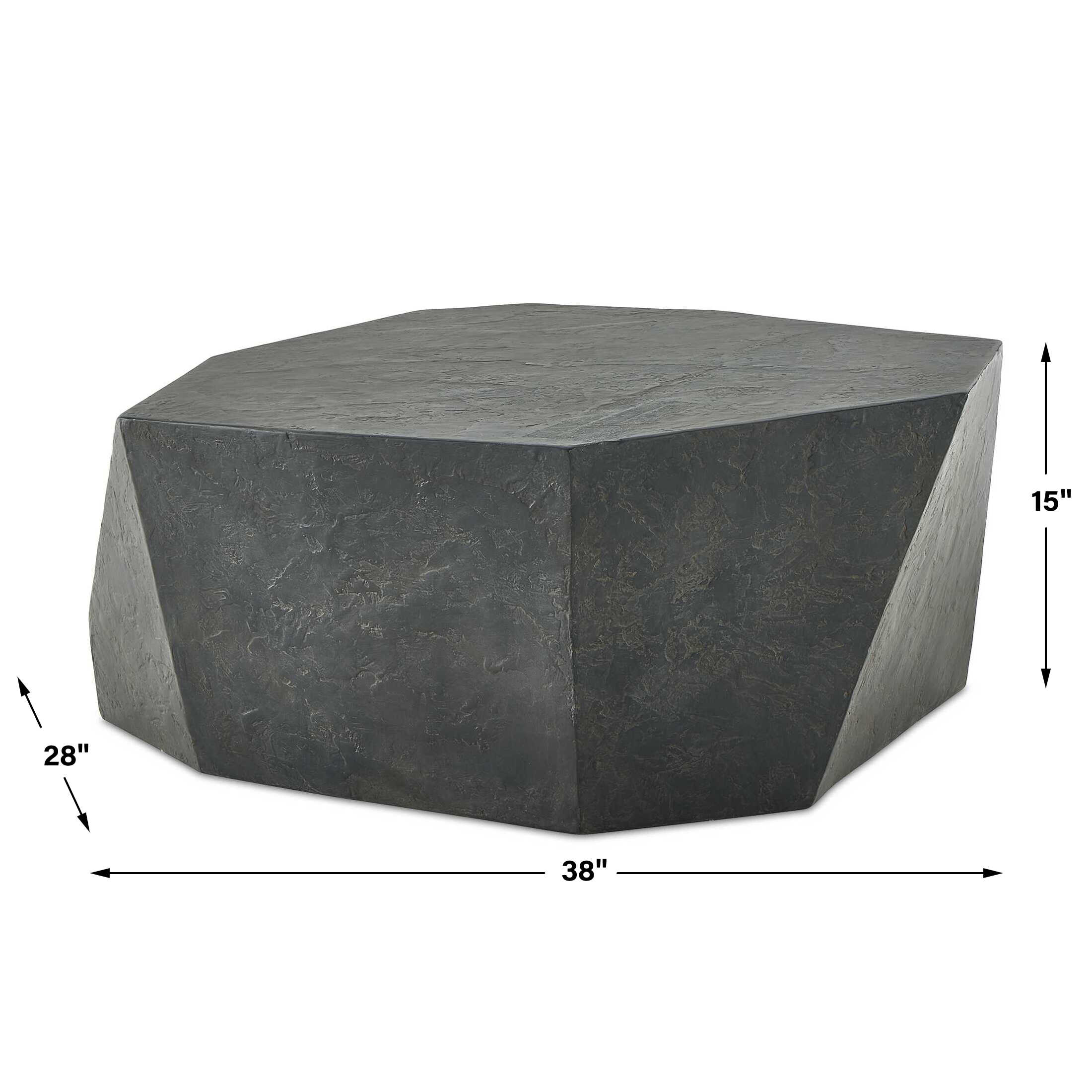 Parra Slate Outdoor Coffee Table large image 