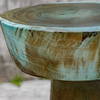 Mano Blue-Green Drink Table, Side & End Table by Uttermost, 11" width x 24.5" height x 11" depth thumbnail 7