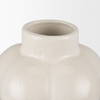 Ulvi Cream Glazed Bubble Ceramic Vase, by Mercana, 7.68" length x 7.48" width x 14.17" height thumbnail 8