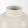 Ulvi Cream Glazed Bubble Ceramic Vase, by Mercana, 7.68" length x 7.48" width x 14.17" height thumbnail 8