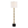 Ezra Brass Buffet Lamp, Table Lamp by Uttermost, 9" width x 37" height x 9" depth thumbnail 1