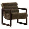 Ademar Occasional Chair Olive, Accent Chair by Dovetail, 28.3" width x 31.5" height x 34.5" depth thumbnail 1