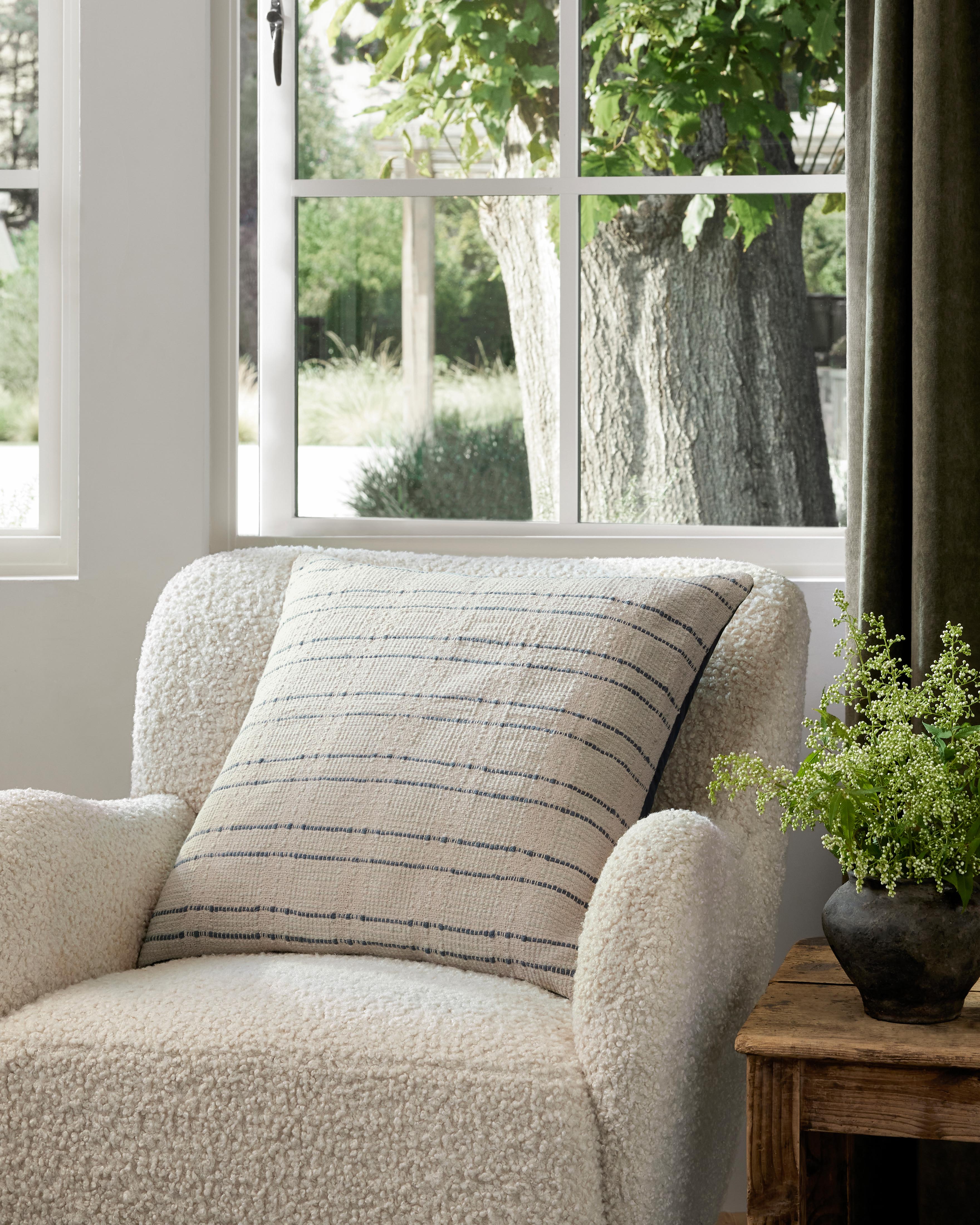 Amber Lewis x Loloi Pillows Pillow, Decorative Pillow, 22" length x 22" width View 2