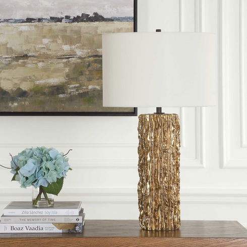 Echo Golden Table Lamp